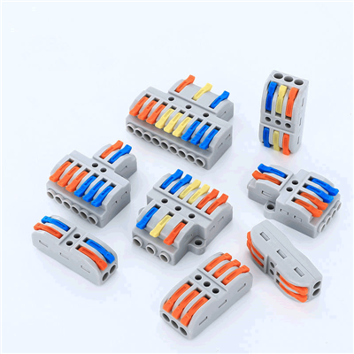 Lever Wire Quick Cable Connector Push-in Conductor Terminal Block